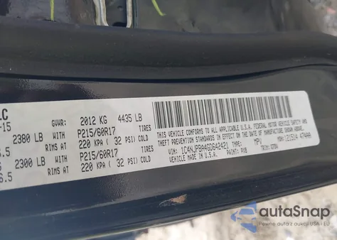 2016 Jeep Patriot Sport Se z USA, uszkodzony, nr VIN 1C4NJPBA4GD642421